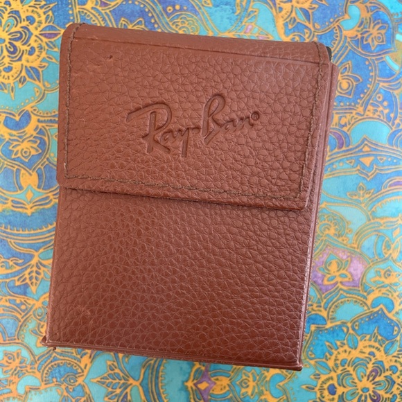 Unisex Foldable Ray Ban prescription eye glasses + case - Picture 3 of 9